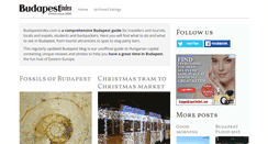 Desktop Screenshot of budapestindex.com